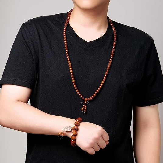 Traditional wooden transfer beads thumbnail 3